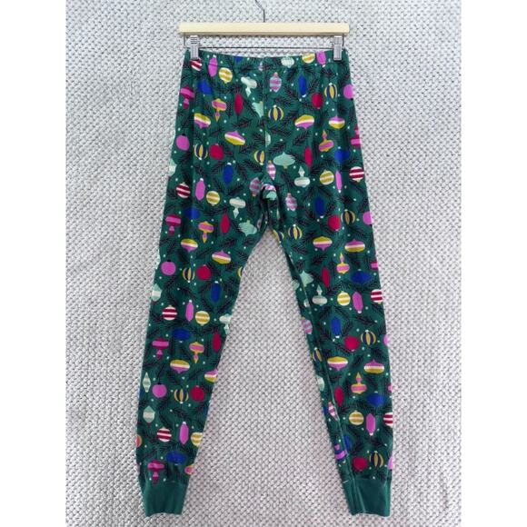 Hanna Andersson Pajama Pants Womens M Green Cream Christmas Bundle Pullon Fitted - Picture 6 of 16